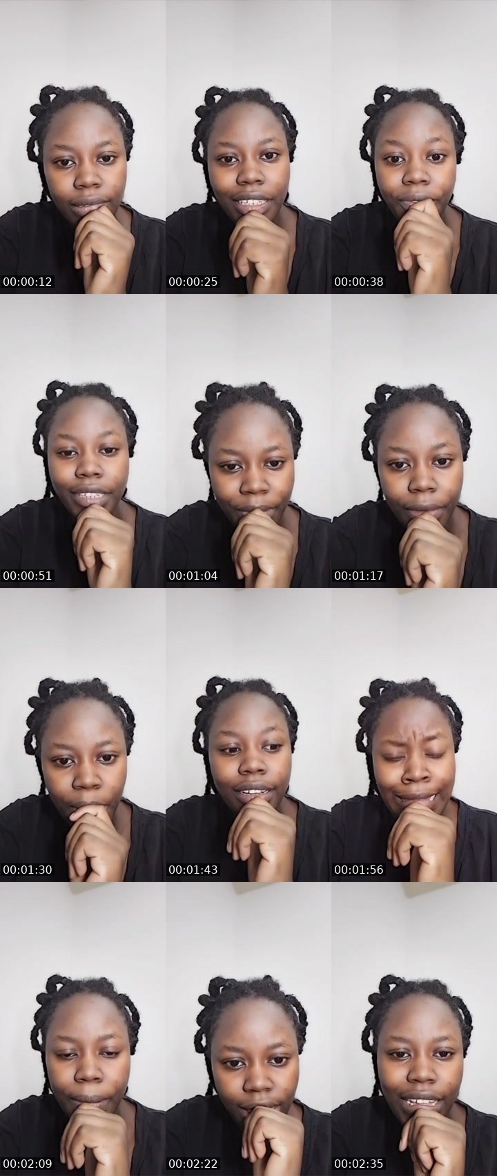 Contact-sheet preview of Kussi's Liveme recording