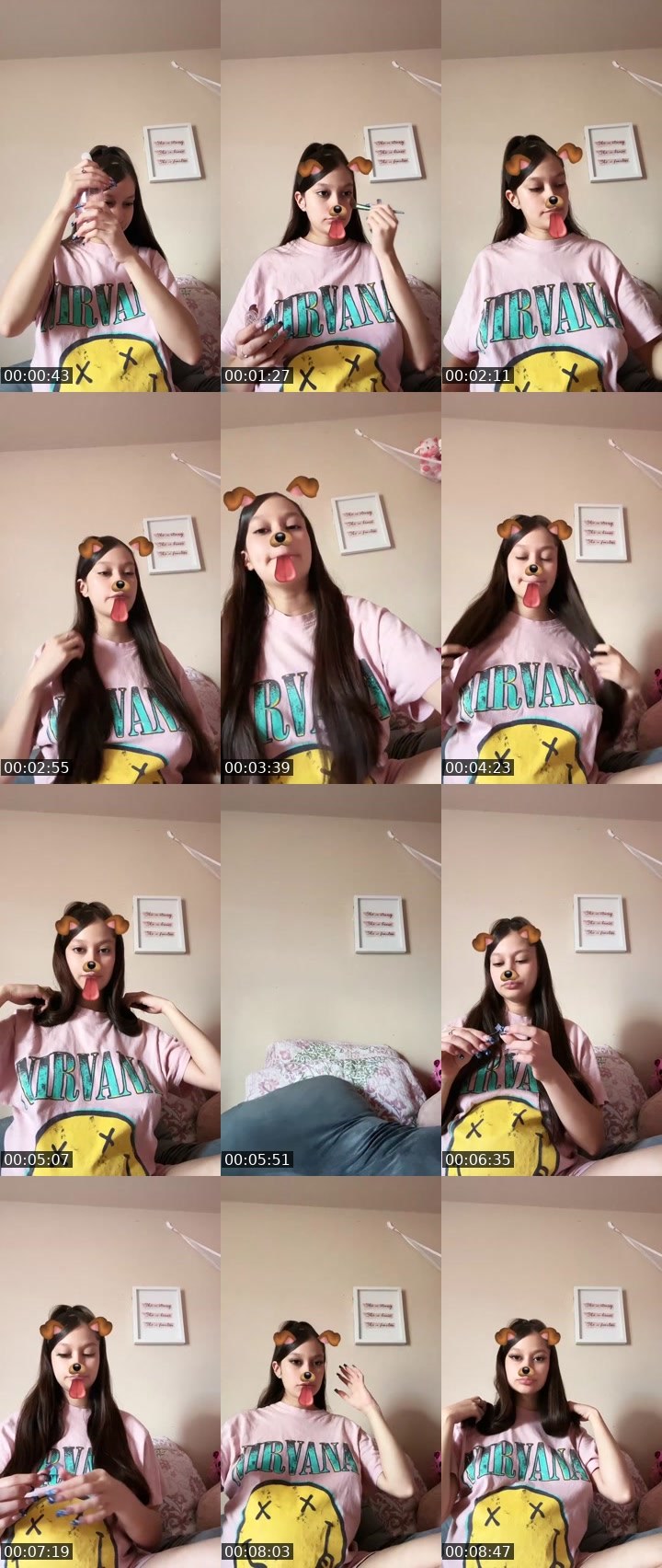 Contact-sheet preview of Itzel_06's Liveme recording
