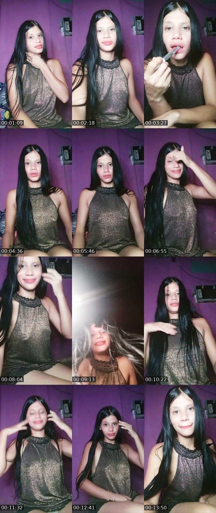 Contact-sheet preview of 🍭Candy☁️'s Liveme recording