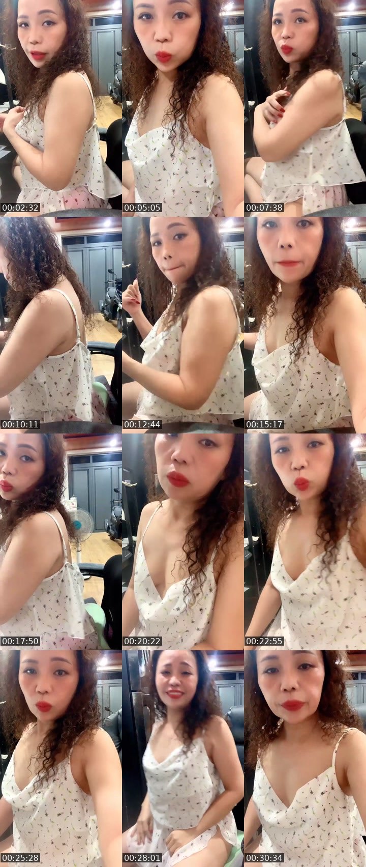 Contact-sheet preview of Kimkim💃🏻's Liveme recording