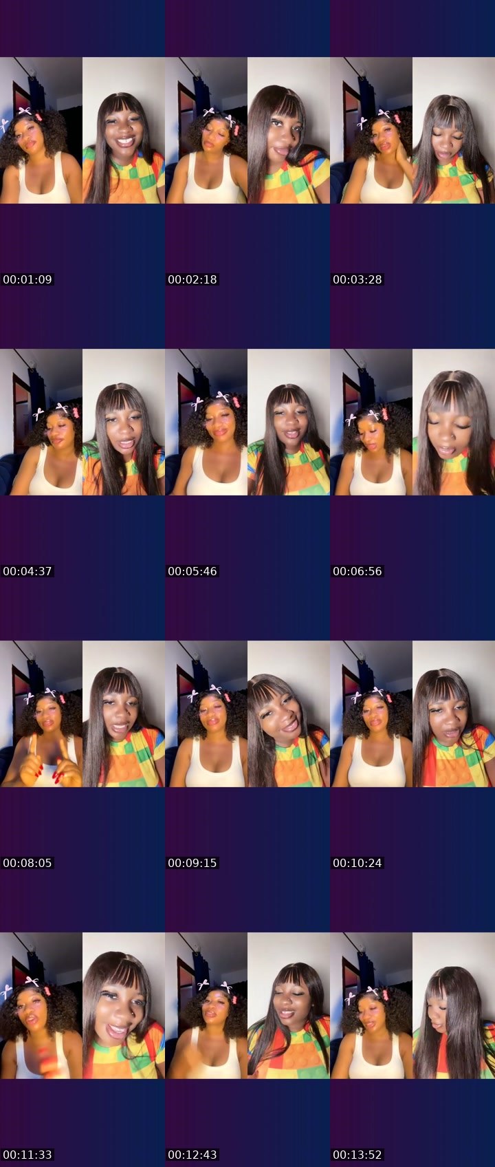 Contact-sheet preview of STAR✨🏦's Liveme recording