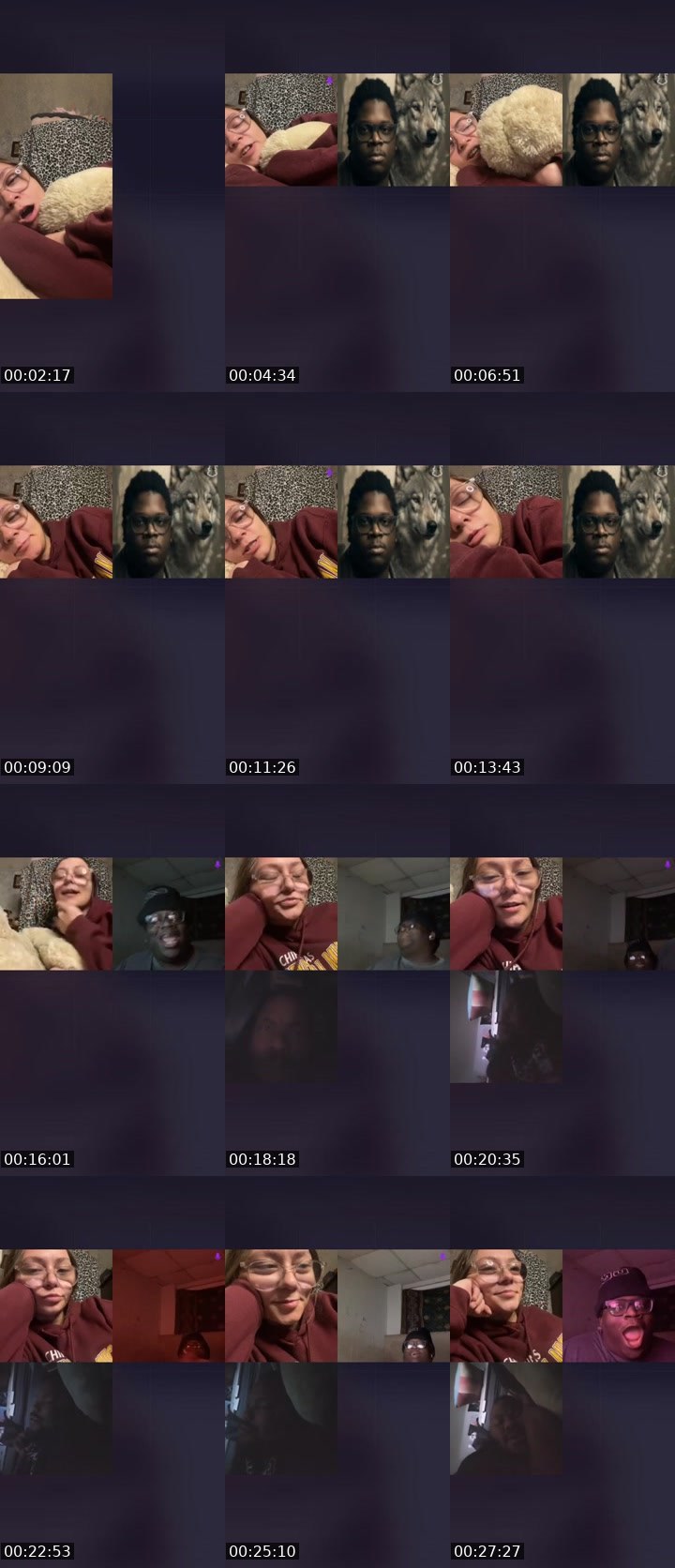 Contact-sheet preview of 🛍️'s Liveme recording