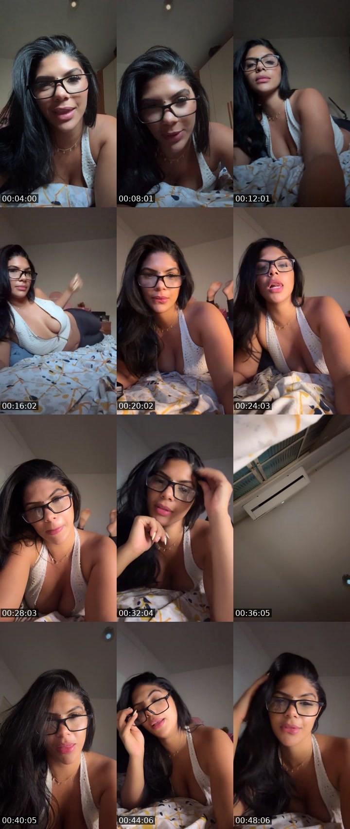 Contact-sheet preview of Bella🌊👄's Liveme recording