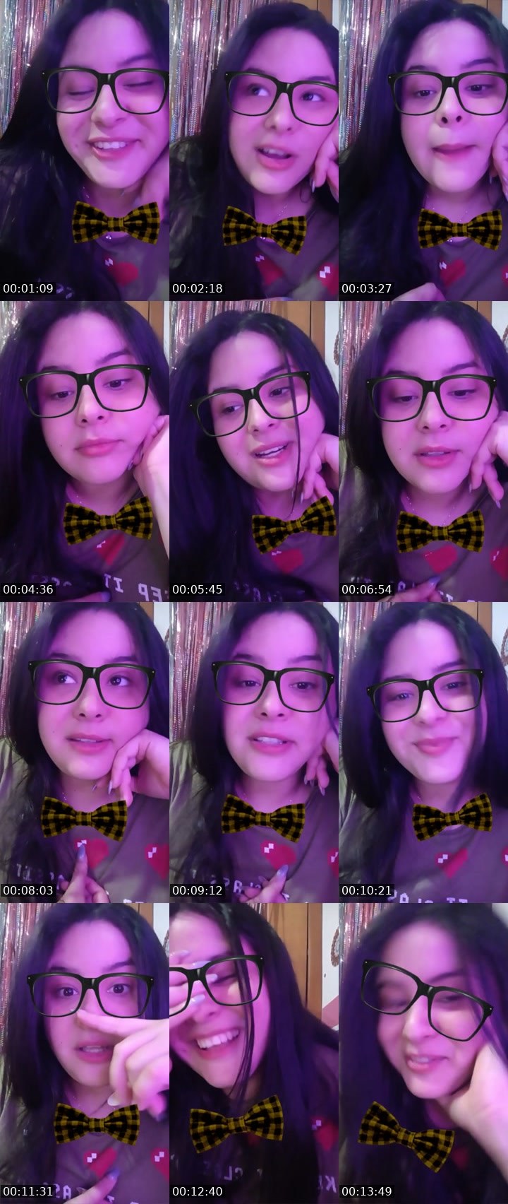 Contact-sheet preview of 💜Marial🪽✨🌋's Liveme recording