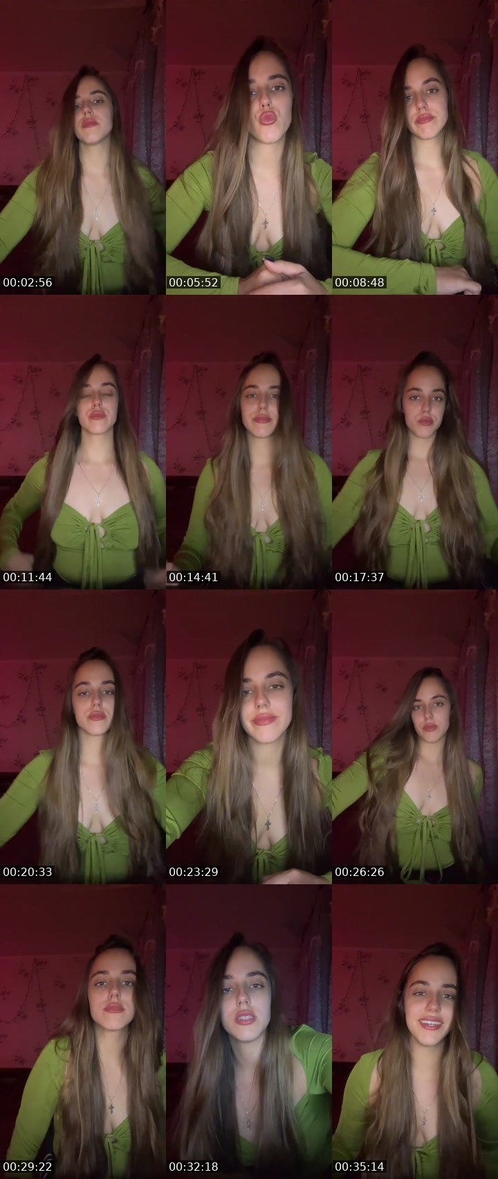 Contact-sheet preview of Dashka 🪽☺️'s Liveme recording