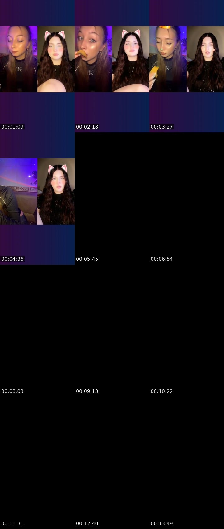 Contact-sheet preview of _🇧🇪Rapunzel🇺🇦's Liveme recording