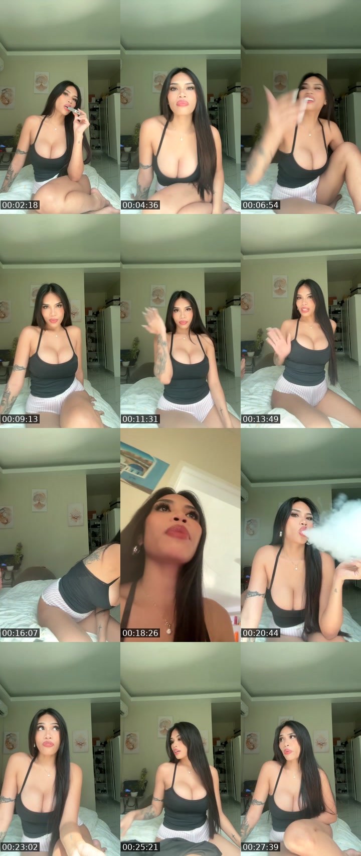 Contact-sheet preview of Hanni🫶🏻's Liveme recording
