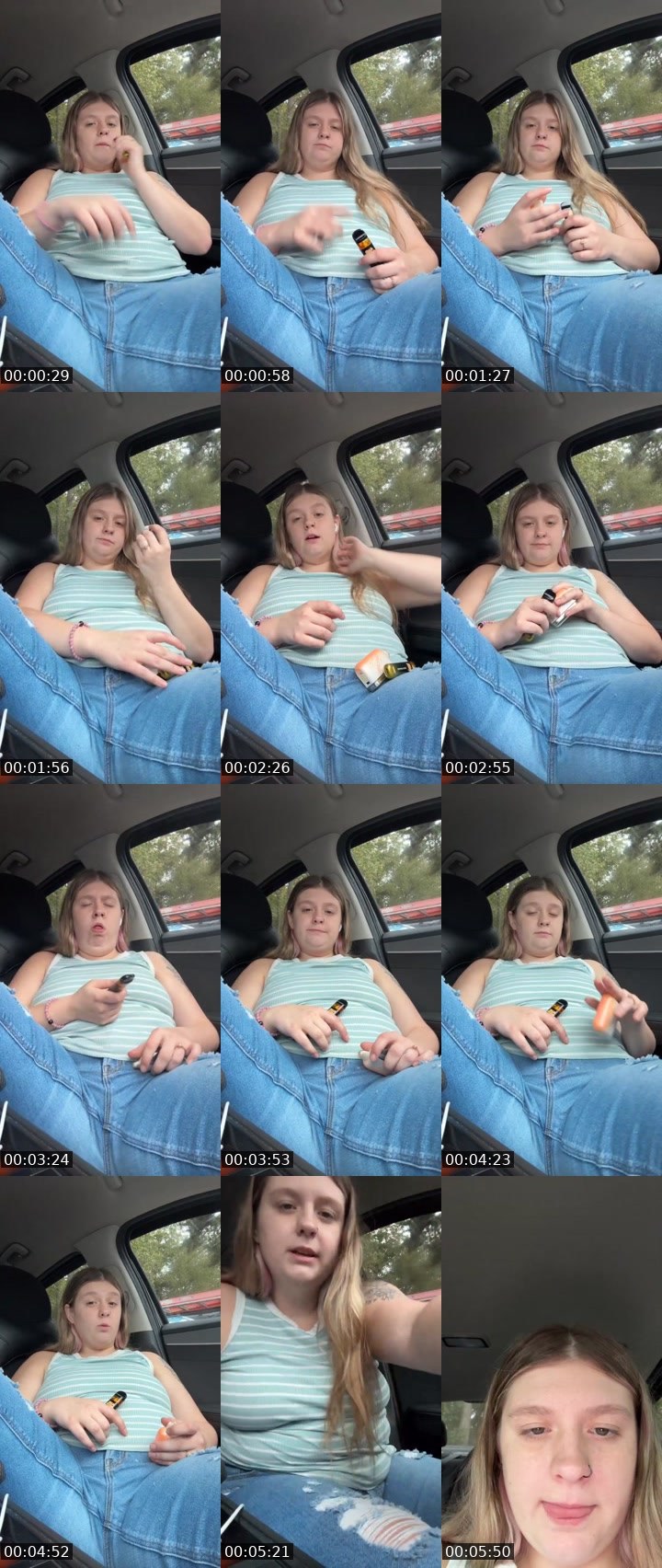 Contact-sheet preview of hayselizzy21's Liveme recording
