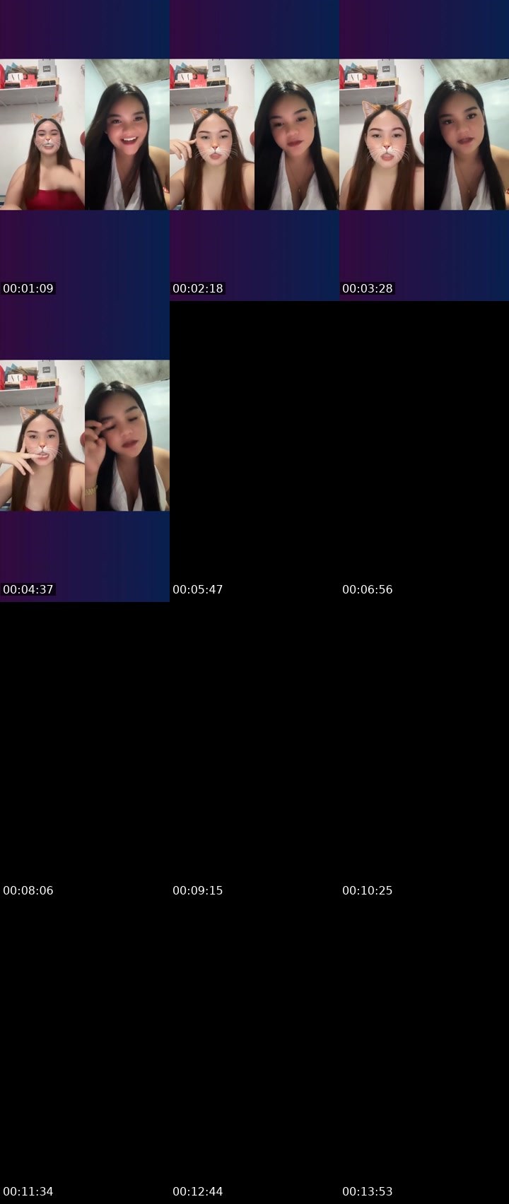 Contact-sheet preview of 👸🏼 🍀 Kirsten📚♾️'s Liveme recording