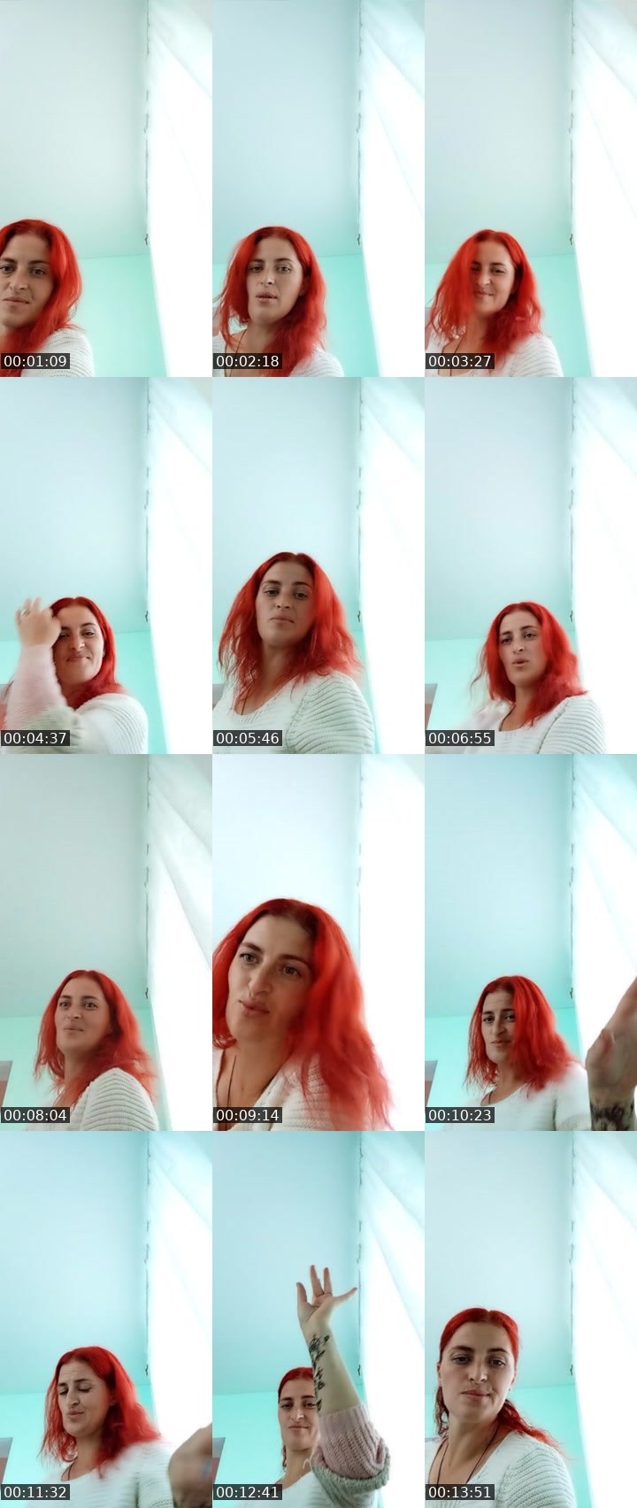 Contact-sheet preview of Melek❤️‍? Love's Liveme recording