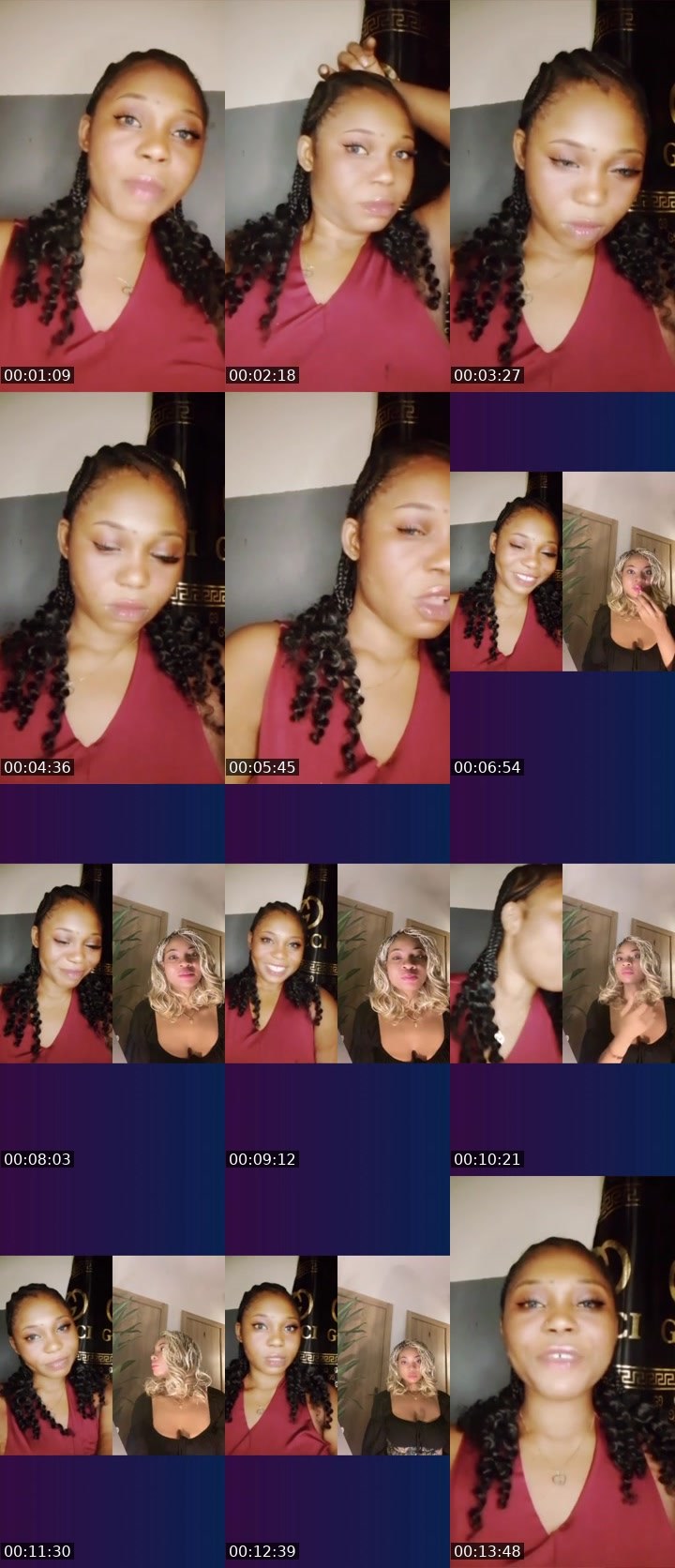 Contact-sheet preview of 🎭 Afn🇹🇹🍭's Liveme recording