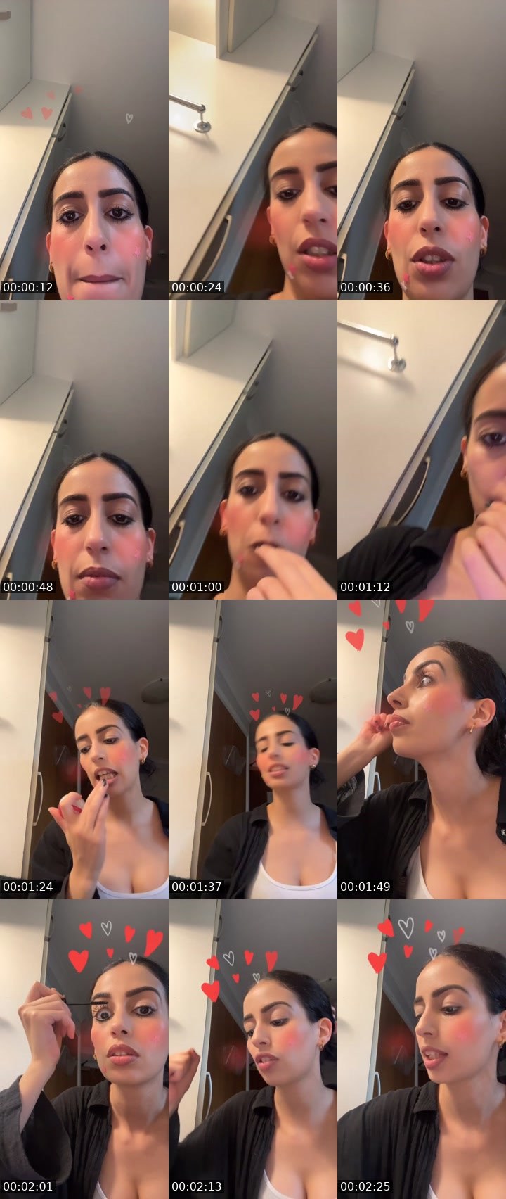 Contact-sheet preview of 𝐌𝐘𝐒𝐓𝐄𝐑𝐘 🐝's Liveme recording