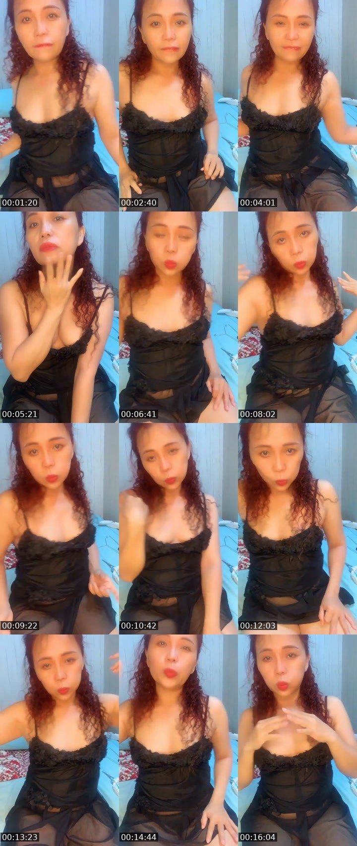 Contact-sheet preview of Kimkim🏃‍♀️🏃‍♀️'s Liveme recording