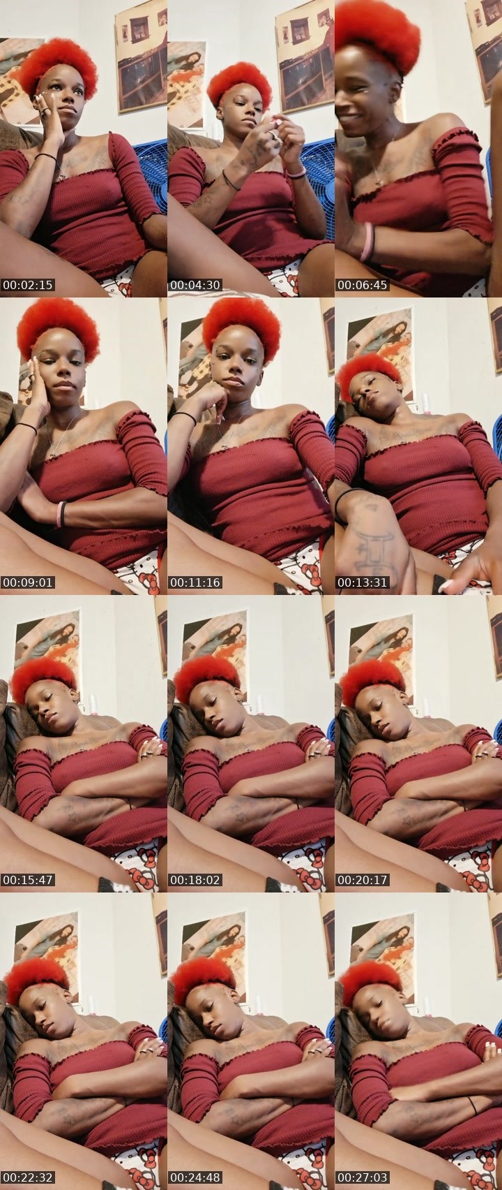 Contact-sheet preview of 🧸OhhTiny🍭💍's Liveme recording