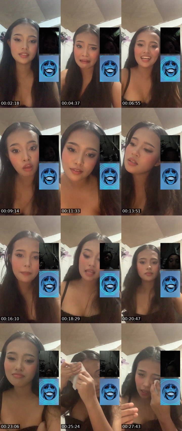 Contact-sheet preview of ♛ ₚₕ Kristel 👼📚✨'s Liveme recording
