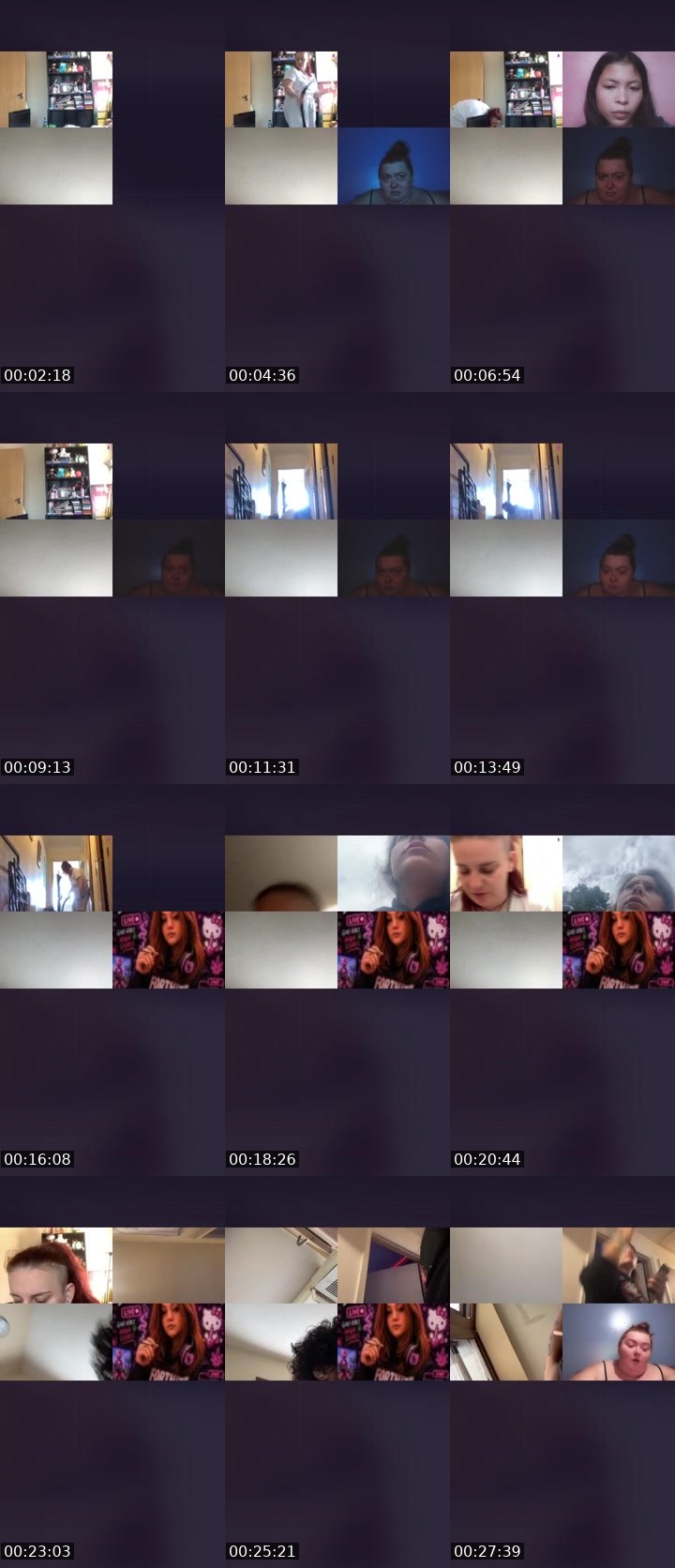 Contact-sheet preview of 🔆⃤thegardenofedon's Liveme recording