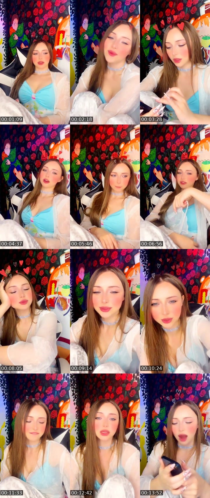 Contact-sheet preview of ᴋɪꜱꜱ🇰🇿ᴅɪᴅɪꜱʜᴋᴀ's Liveme recording