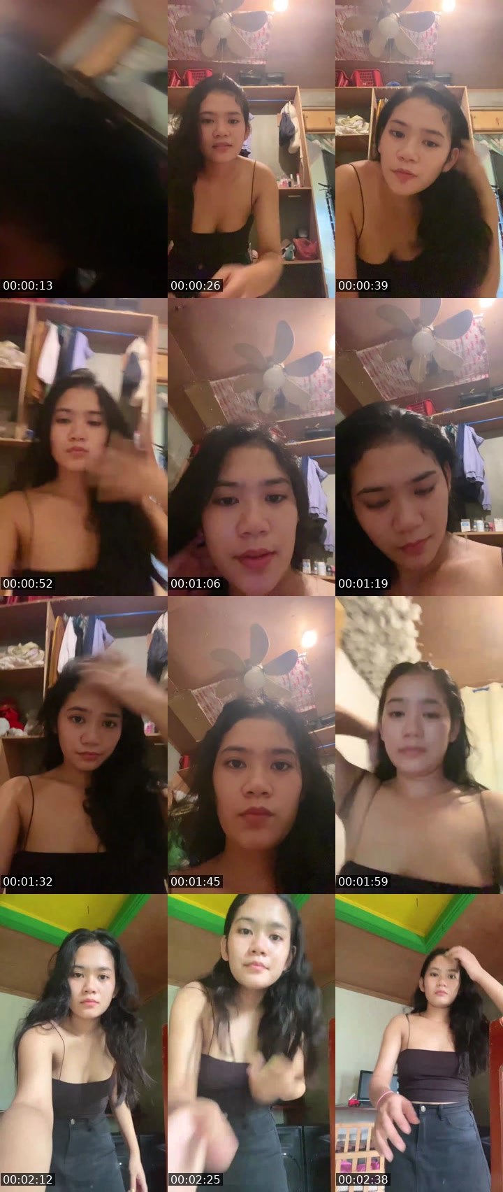 Contact-sheet preview of ☝️❤️belle🇵🇭's Liveme recording