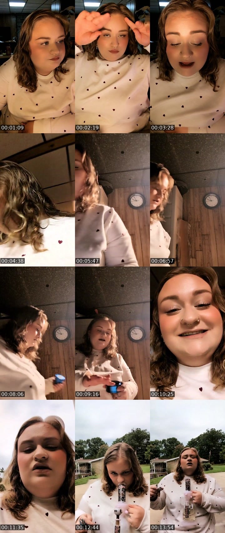 Contact-sheet preview of Sephra ♡'s Liveme recording