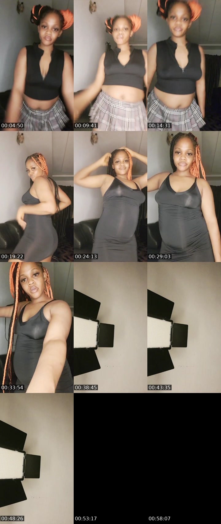 Contact-sheet preview of dreamyfawn👄's Liveme recording