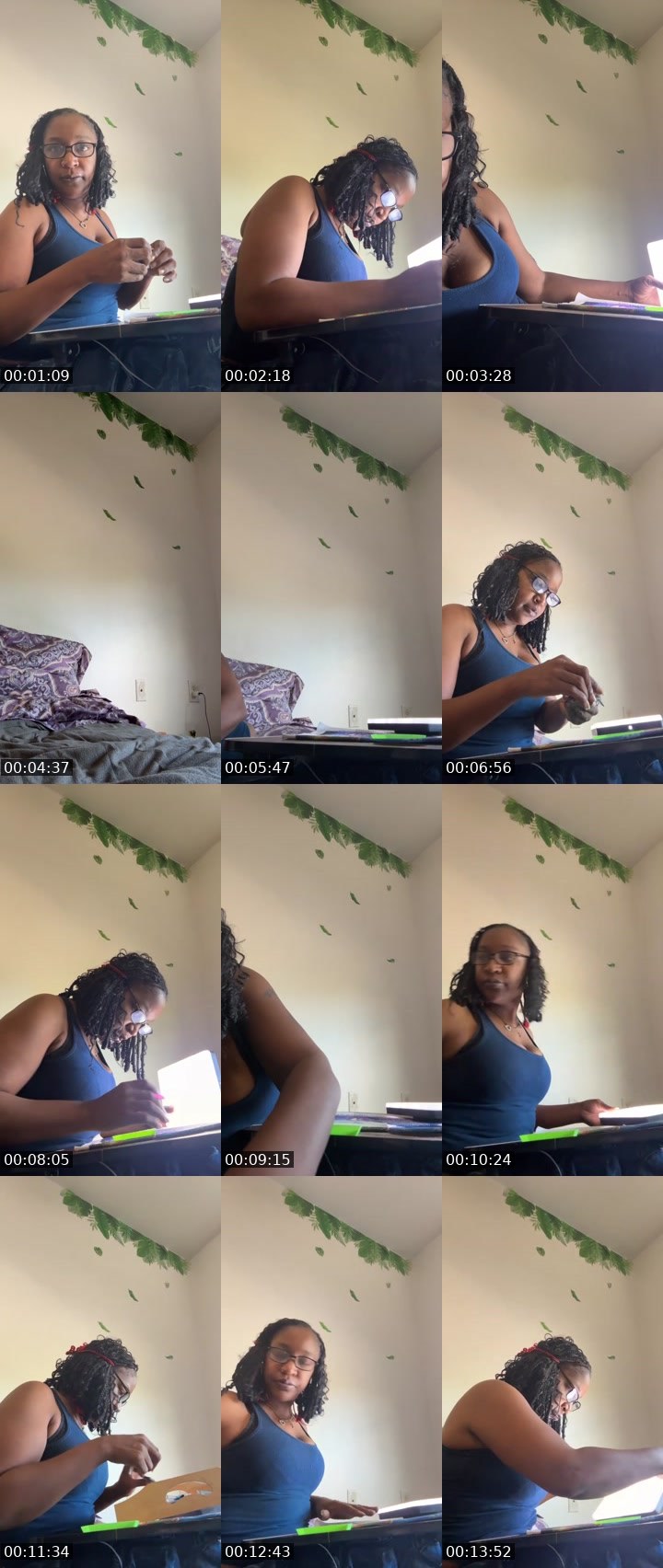 Contact-sheet preview of Beautiful919's Liveme recording