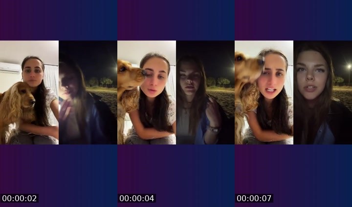 Contact-sheet preview of 𝐸𝓂𝓂𝒾𝒯𝓇𝒶𝒾𝓁🐾's Liveme recording
