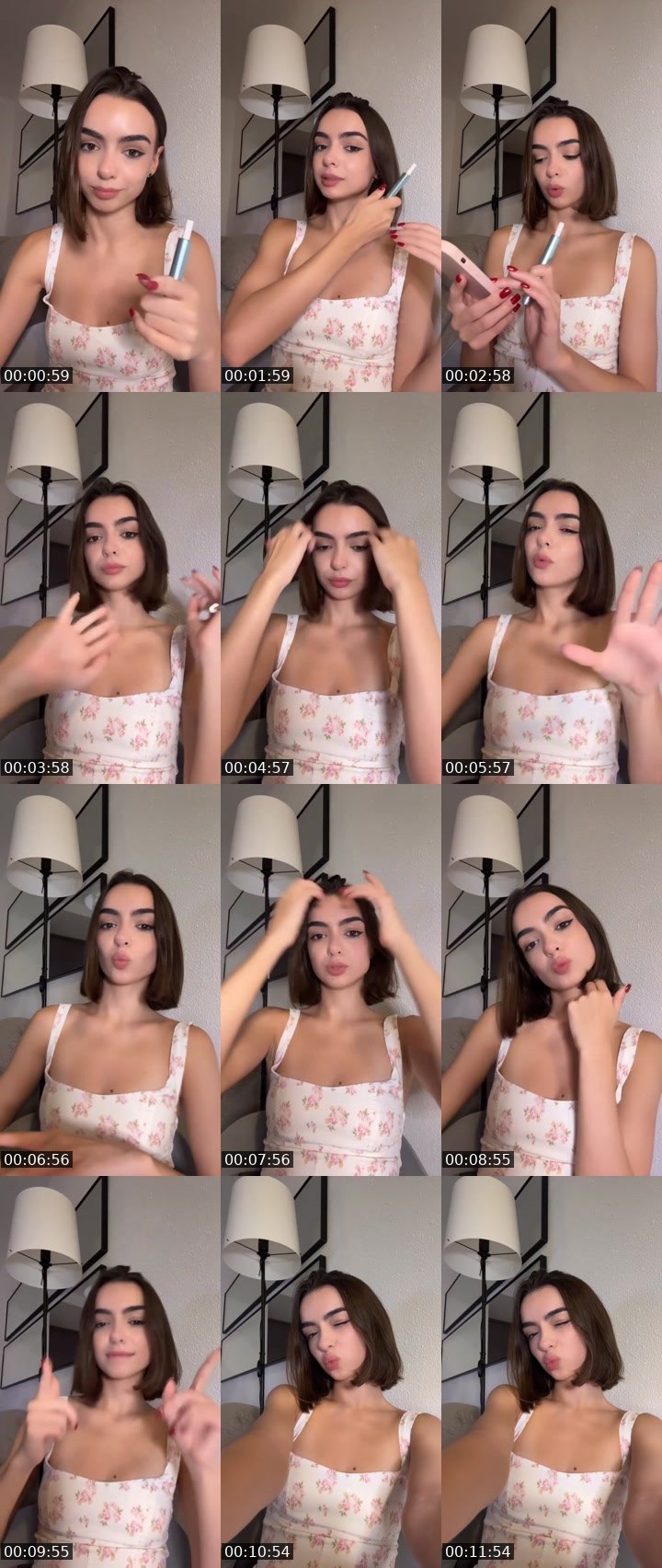 Contact-sheet preview of Maryangel🤍🥥's Liveme recording