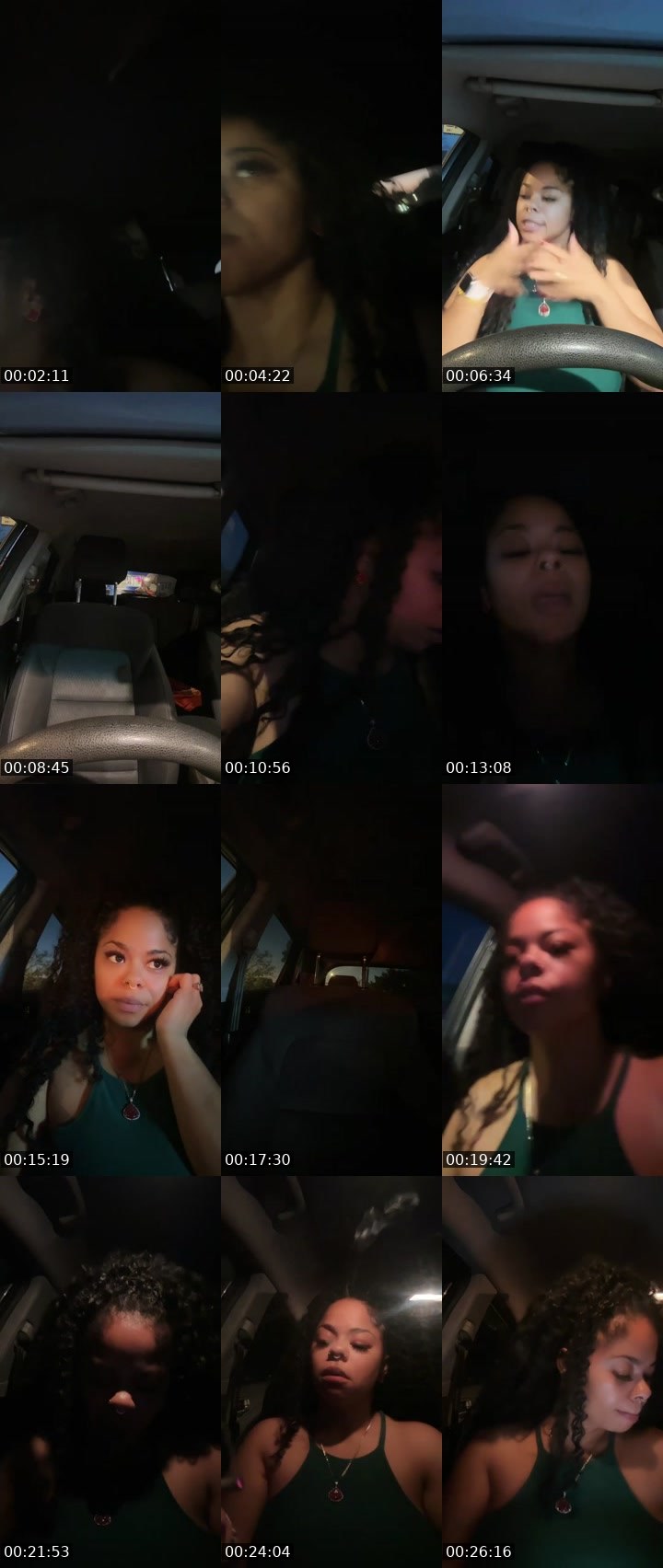 Contact-sheet preview of 🎭⃤ ČĤÚĹĂ 🇩🇴🇯🇲〽️'s Liveme recording