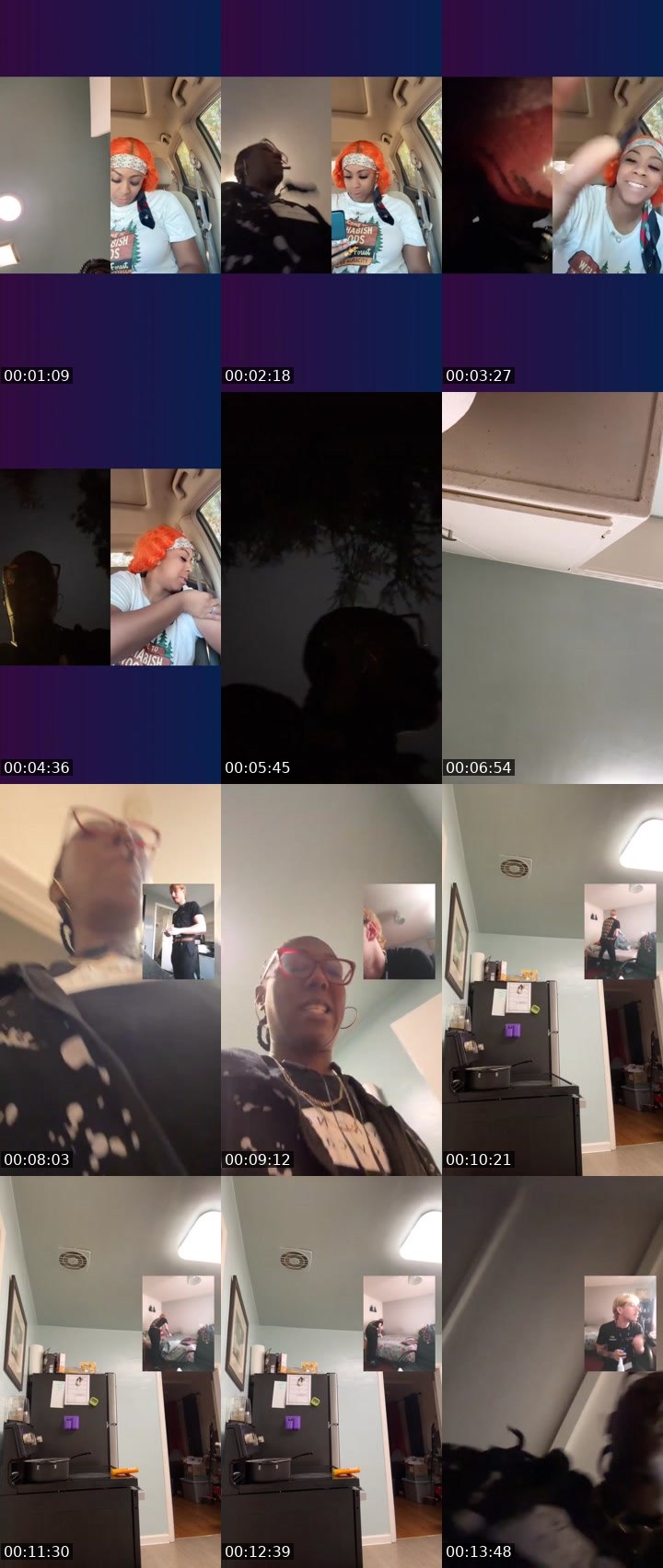 Contact-sheet preview of 👑ᴳᴺˢረᴀㄥᵉᵉᶻʸ⁴2⁰💨's Liveme recording