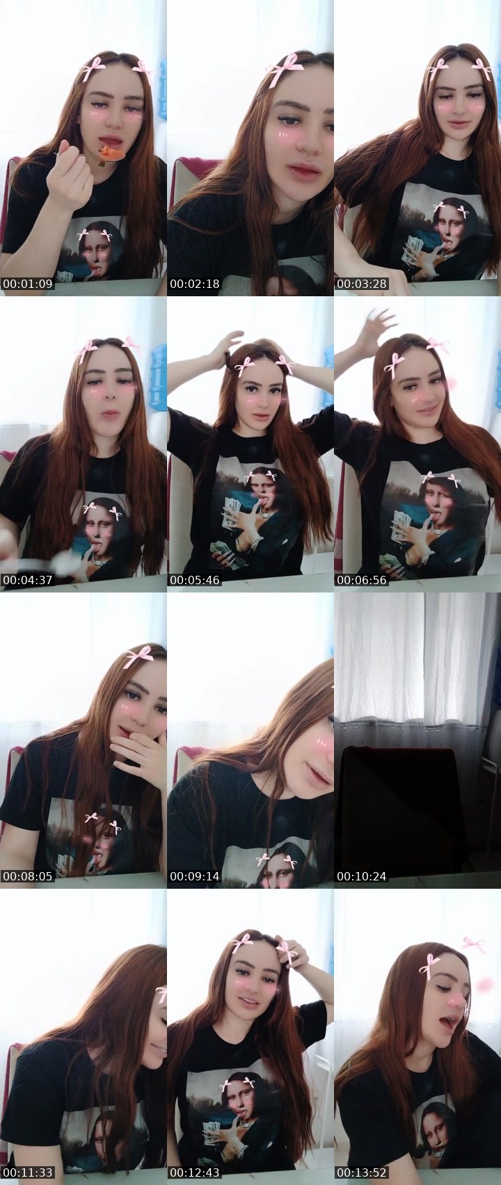 Contact-sheet preview of The New Classic 🌸's Liveme recording
