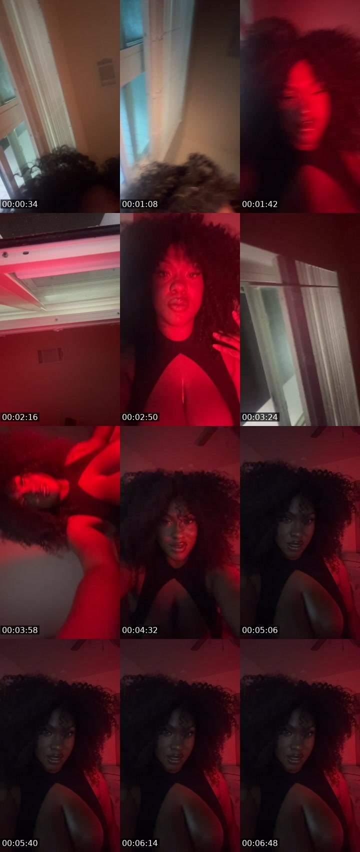 Contact-sheet preview of xeni.exe's Liveme recording