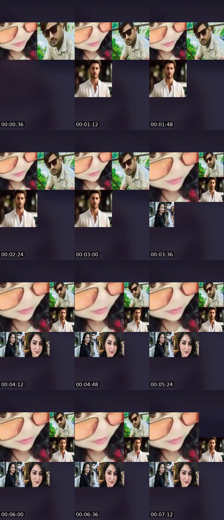 Contact-sheet preview of Ɱ❤Varsha💕Dhurya's Liveme recording