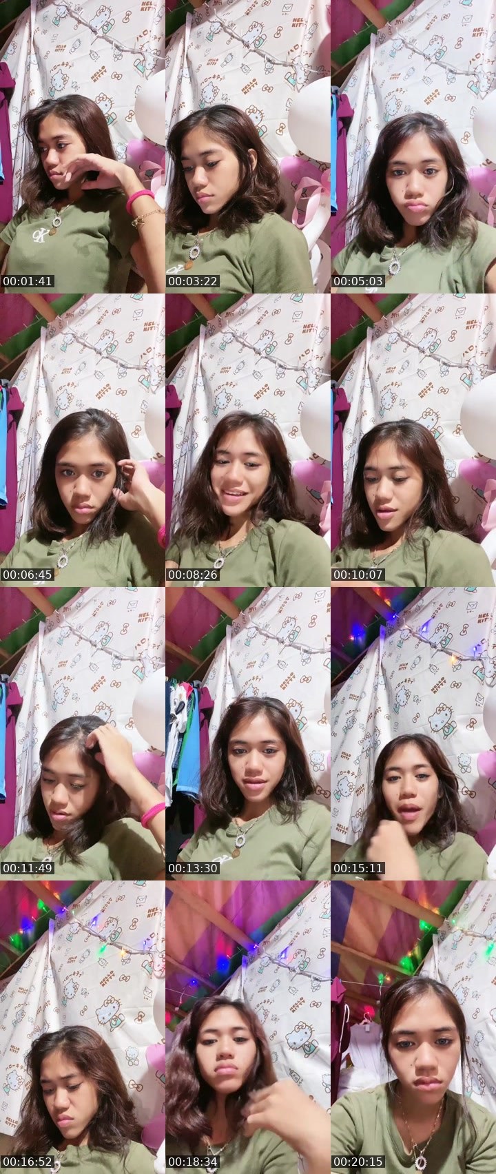 Contact-sheet preview of 👸 Shai 🧜‍♀️'s Liveme recording