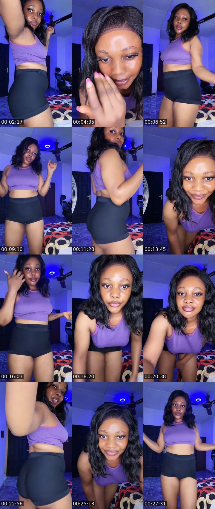 Contact-sheet preview of Patra🔱's Liveme recording