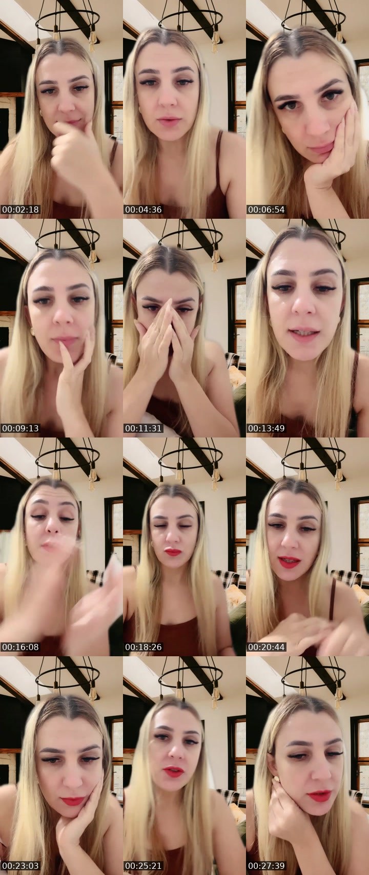 Contact-sheet preview of IZA🔥⃤'s Liveme recording