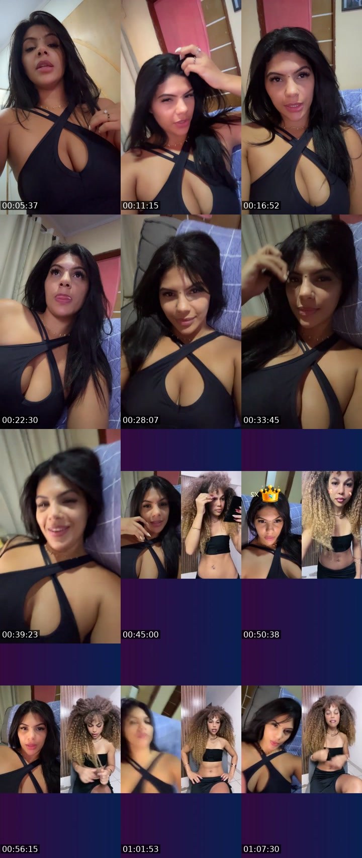Contact-sheet preview of Bella🌊👄's Liveme recording
