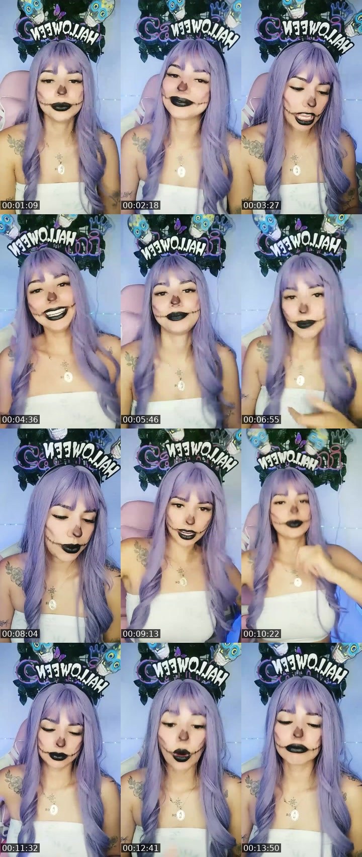 Contact-sheet preview of 🌐 Cami👑🌻's Liveme recording