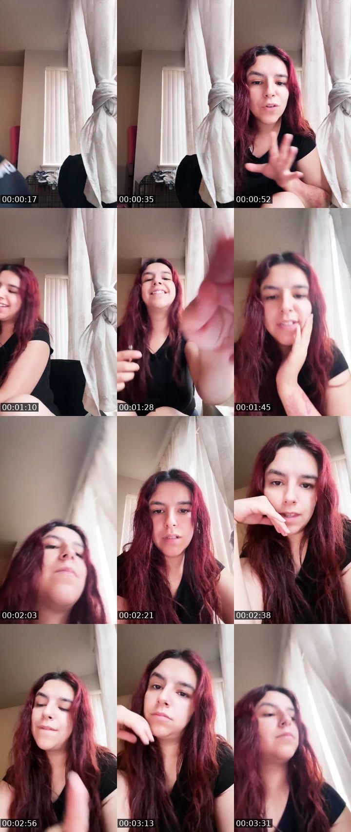 Contact-sheet preview of ItsssMfknGuera🥴💯🎒's Liveme recording