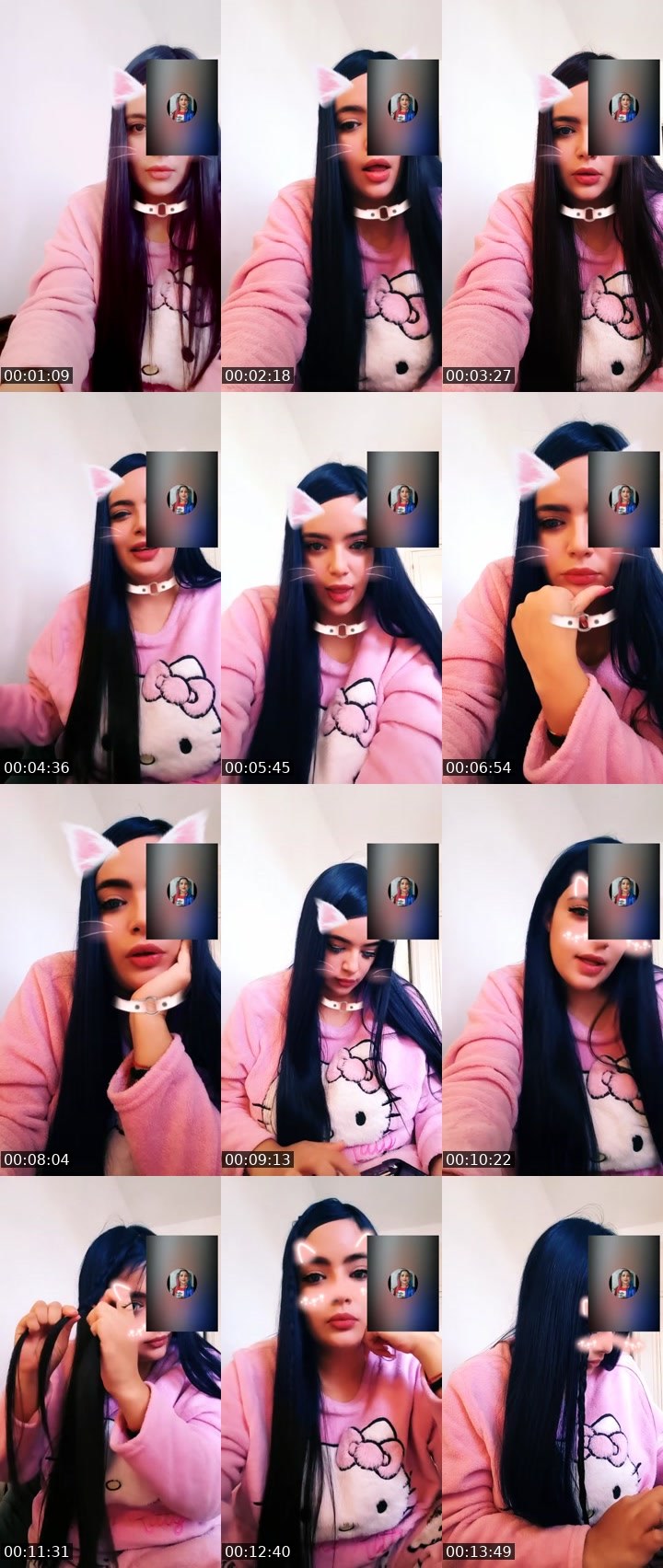 Contact-sheet preview of 👑⃤Yคritah🌸's Liveme recording