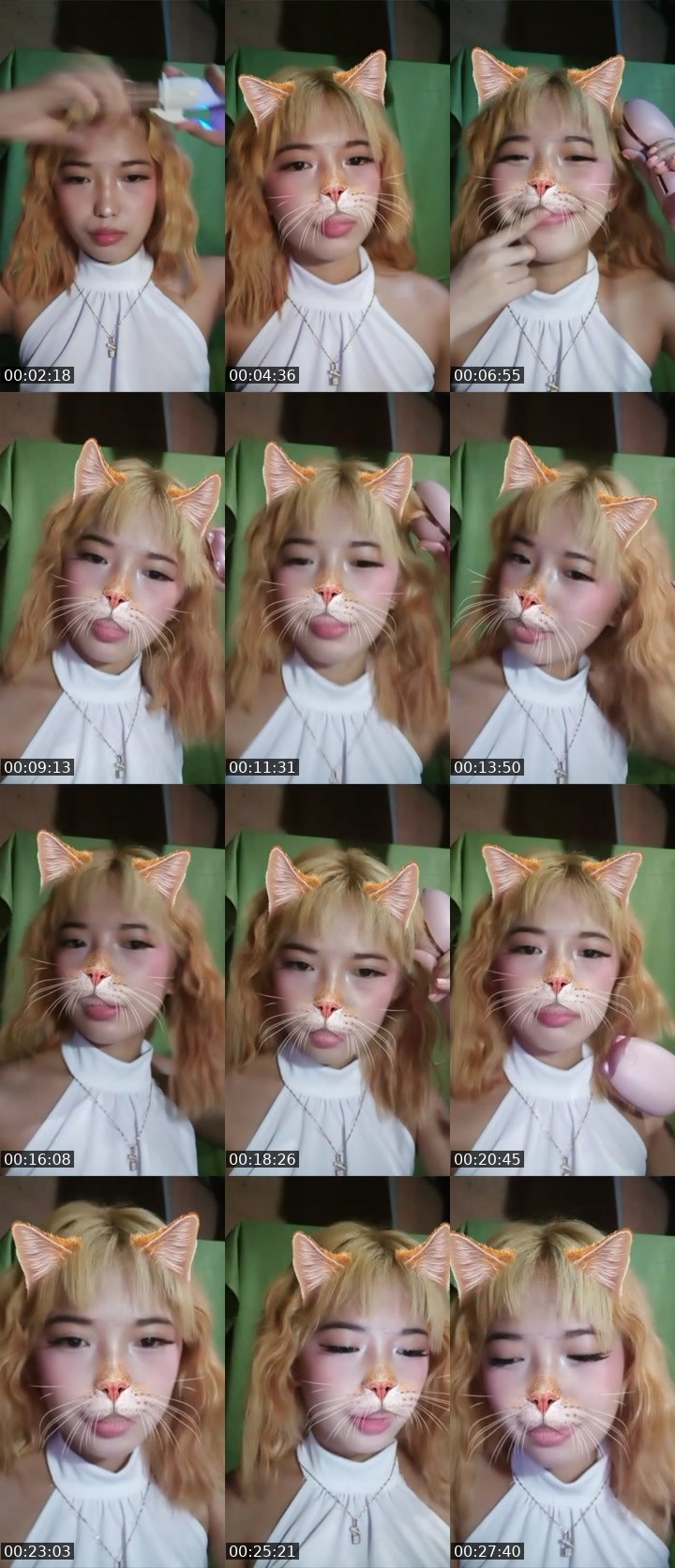 Contact-sheet preview of ㋡❄ynnie_izzy🐇's Liveme recording