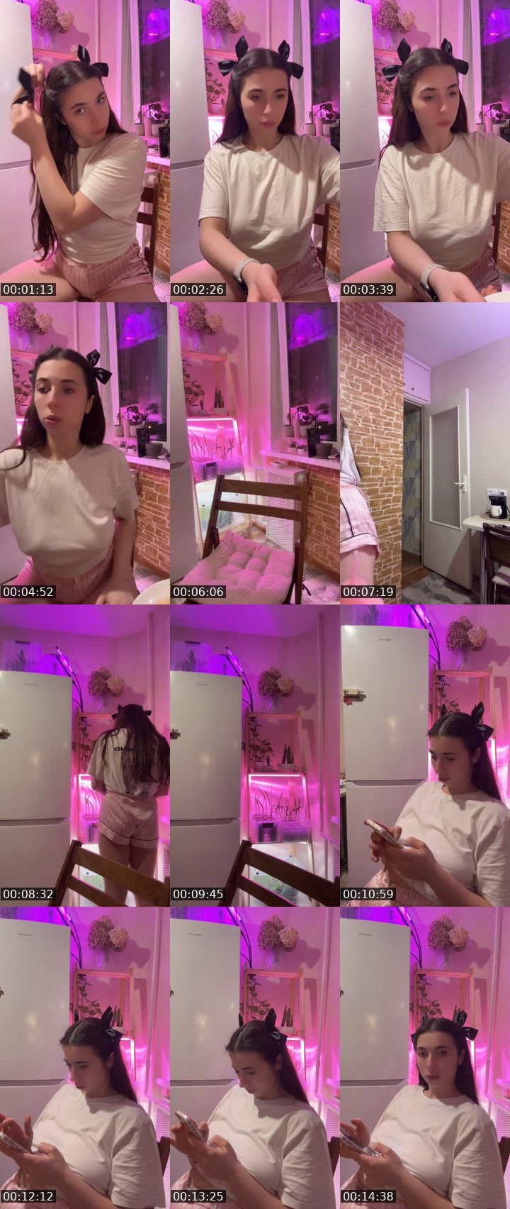 Contact-sheet preview of 👑SillyGoose 🪿's Liveme recording