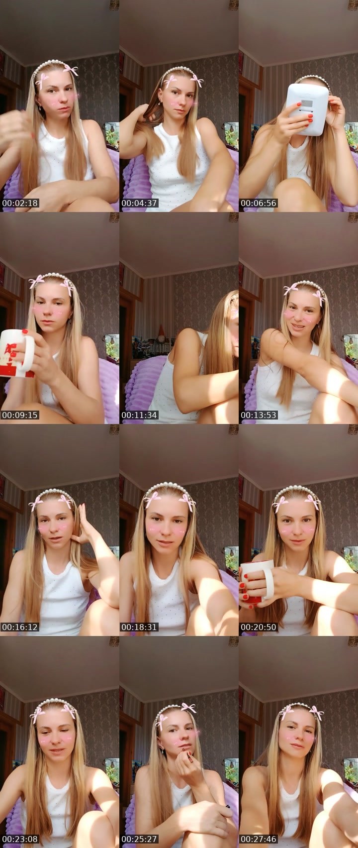 Contact-sheet preview of 🎀 Senorita 🎀's Liveme recording