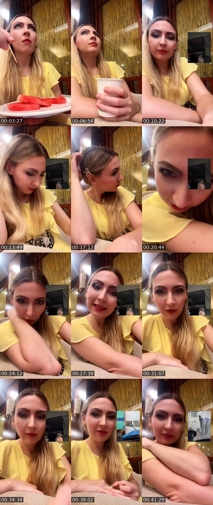 Contact-sheet preview of ♥️EvA🇷🇺's Liveme recording