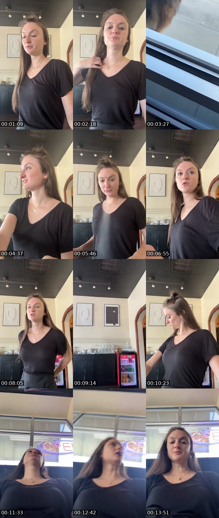 Contact-sheet preview of Beckz's Liveme recording