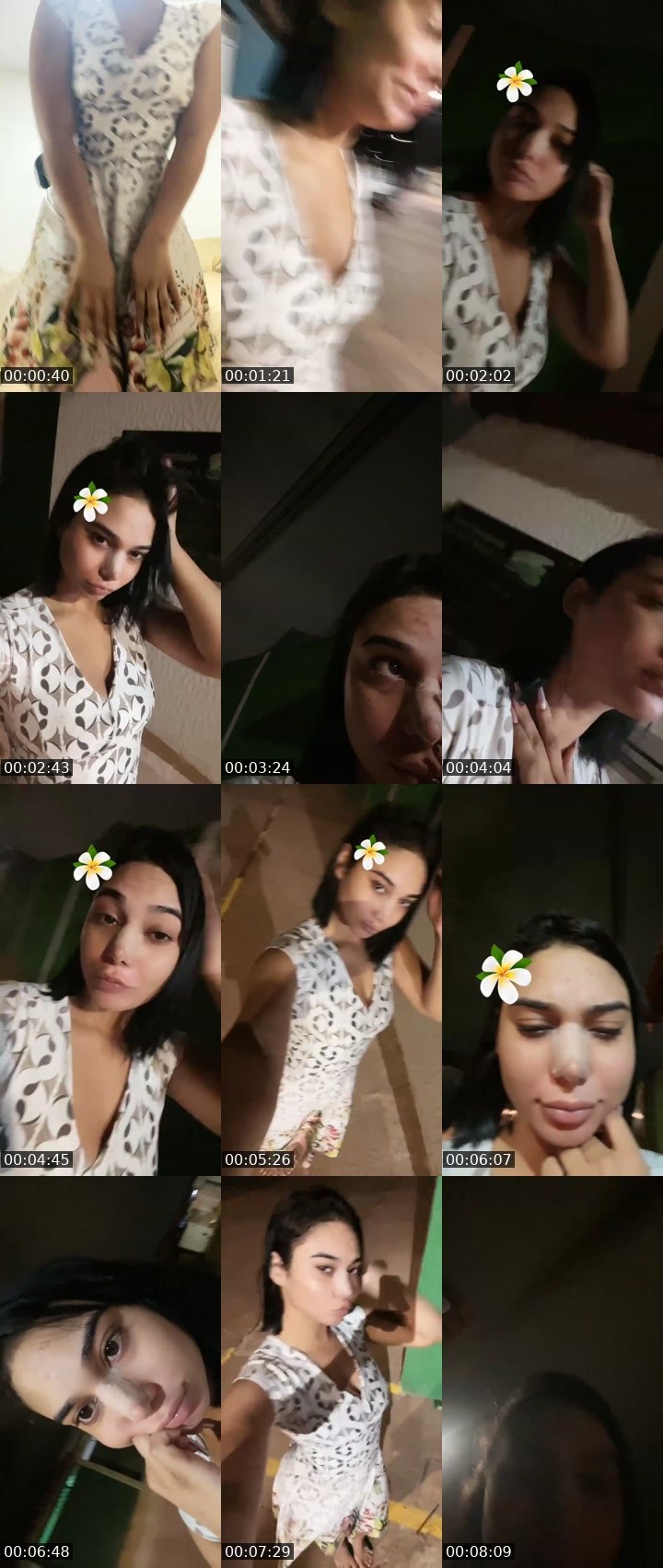 Contact-sheet preview of She is poca (🦊)'s Liveme recording