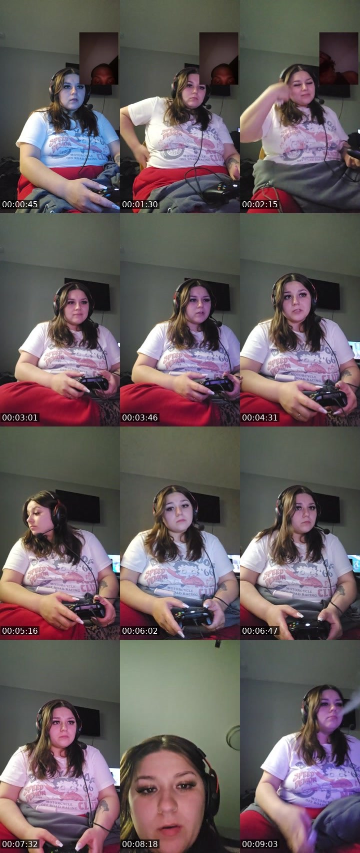 Contact-sheet preview of ₛᵤGₐᵣ Bₒₒ🕸's Liveme recording