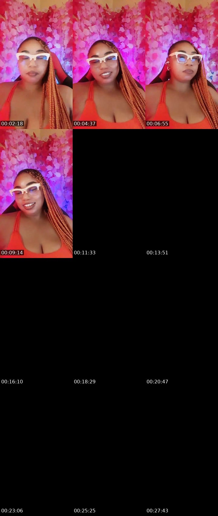 Contact-sheet preview of Ωuεεη εƒε🦚🚀 😈's Liveme recording