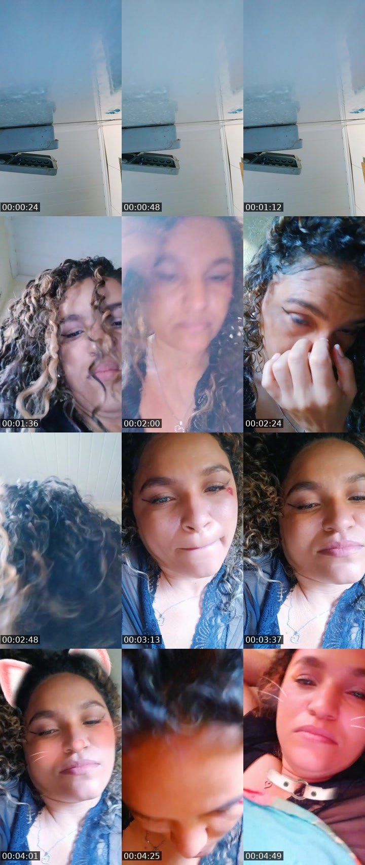 Contact-sheet preview of Phoenix Kamylla's Liveme recording