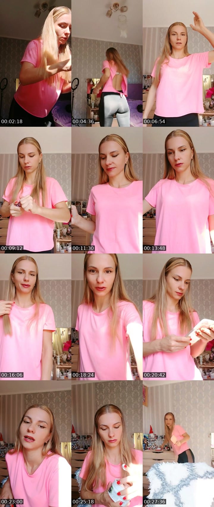 Contact-sheet preview of 🎀 Senorita 🎀's Liveme recording