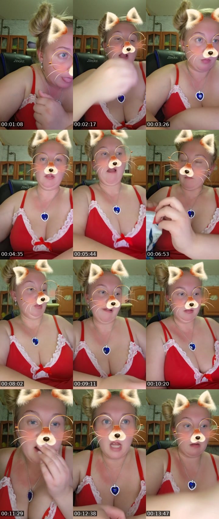 Contact-sheet preview of 🪷 GoldenBird 🕊's Liveme recording